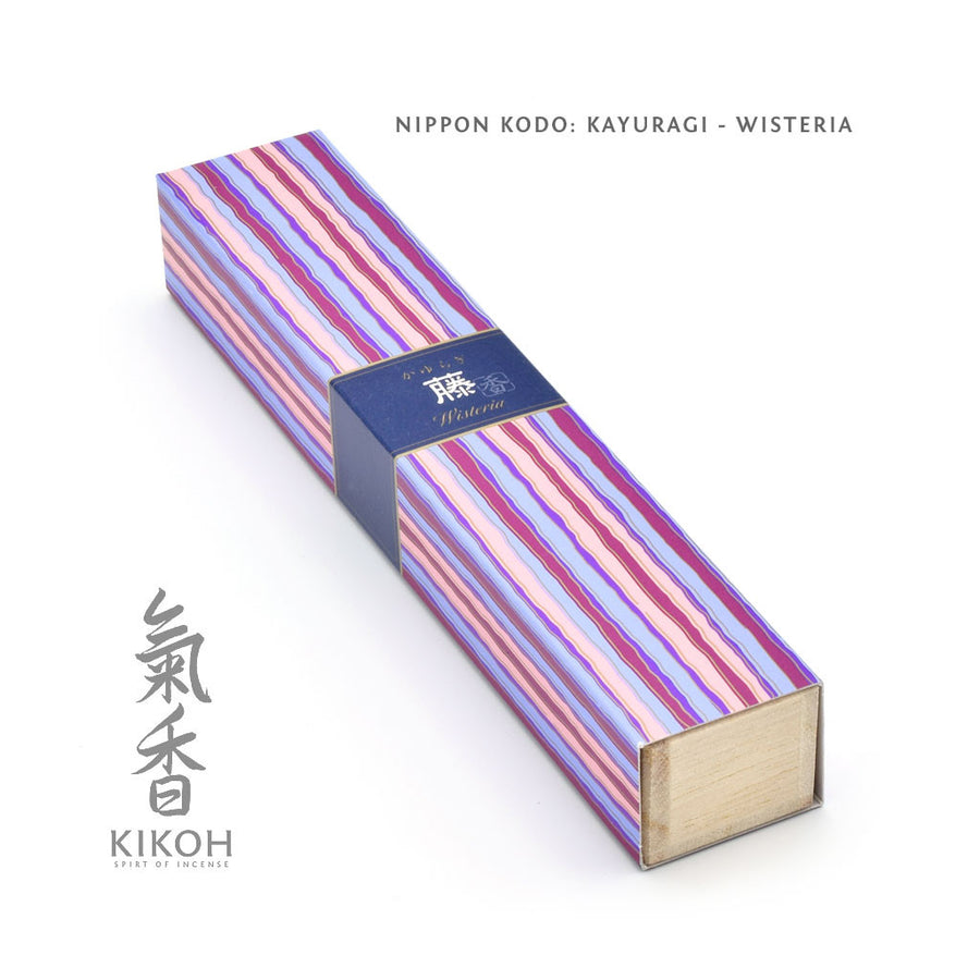 Nippon Kodo Kayuragi Incense - Wisteria package front