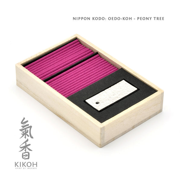Nippon Kodo Oedo-koh Incense - Peony Tree - Kikoh Incense LLC