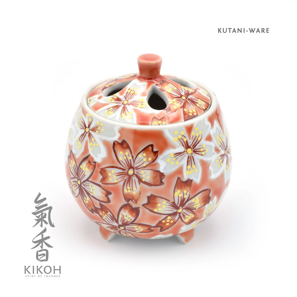 Matsuri Sakura Kutani-Ware Koro