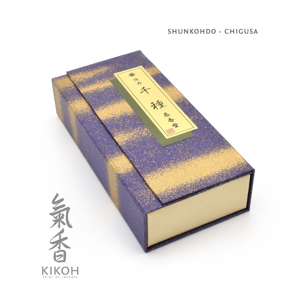 Shunkohdo Chigusa (Chisen Aloeswood) Incense