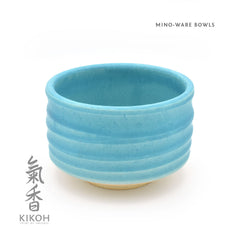 Matte Turkish Blue Mino-Ware Bowl - Kikoh Incense LLC