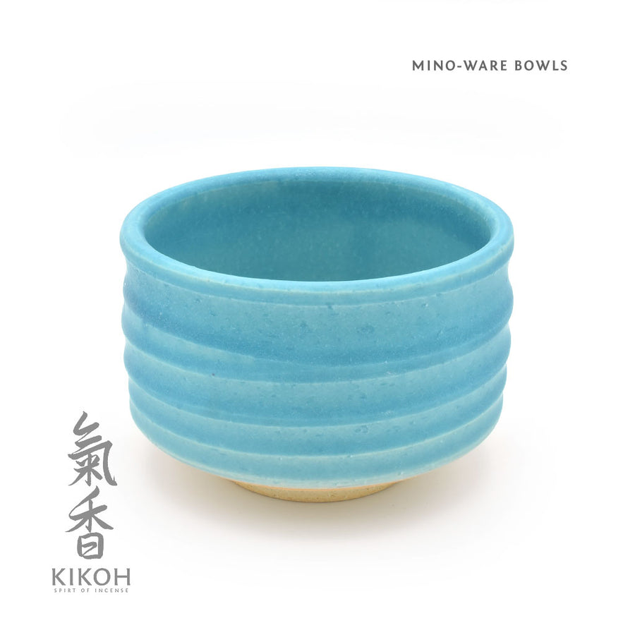 Matte Turkish Blue Mino-Ware Bowl