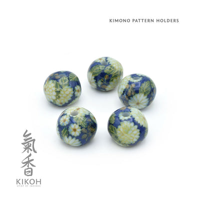 Kimono Pattern Ceramic Holders