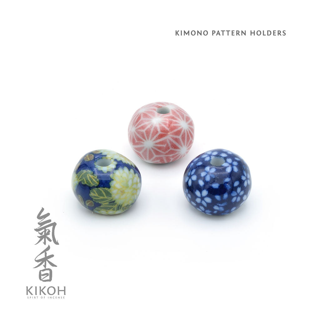 Kimono Pattern Ceramic Holders