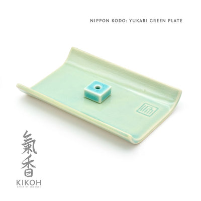Green Yukari Incense Plate