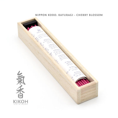 Nippon Kodo Kayuragi Incense - Cherry Blossom package inside