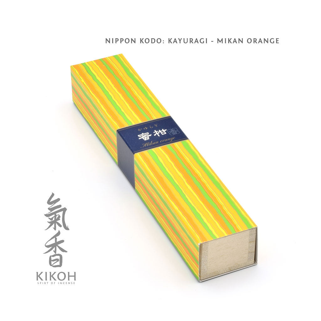 Nippon Kodo Kayuragi Incense - Mikan Orange package