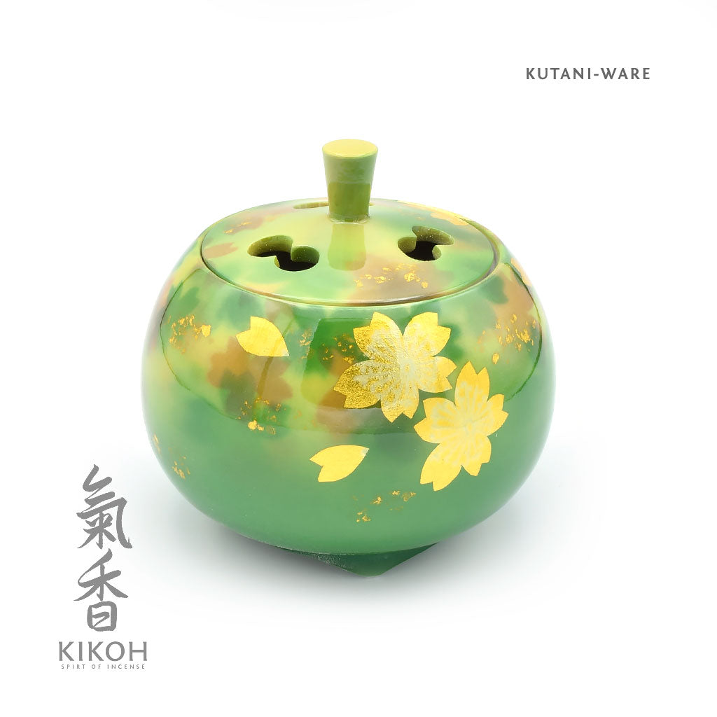 Kogane no Sakura Kutani-Ware Koro