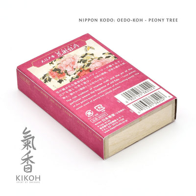 Nippon Kodo Oedo-koh - Peony Tree package back