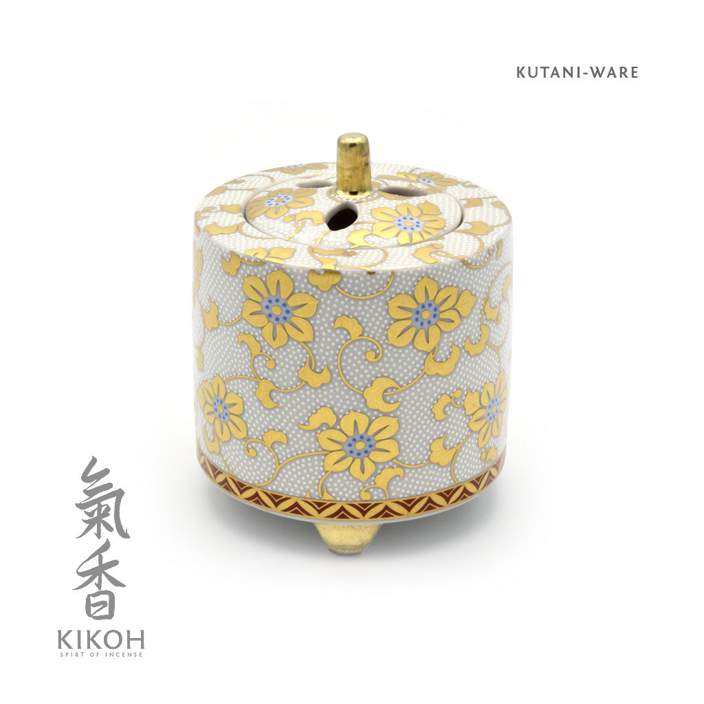 Enkei Shirochibu Kutani-Ware Koro