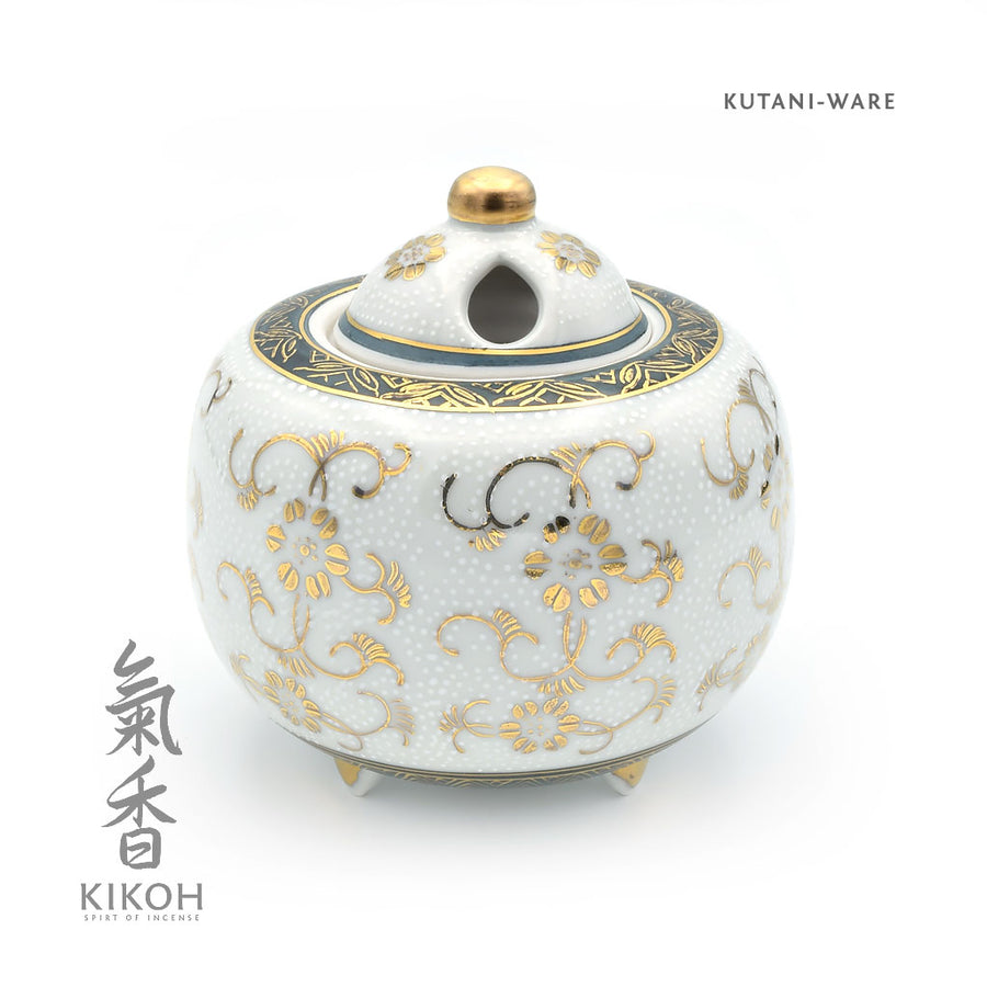 Akai Hanataba Kutani-Ware Koro - Kikoh Incense