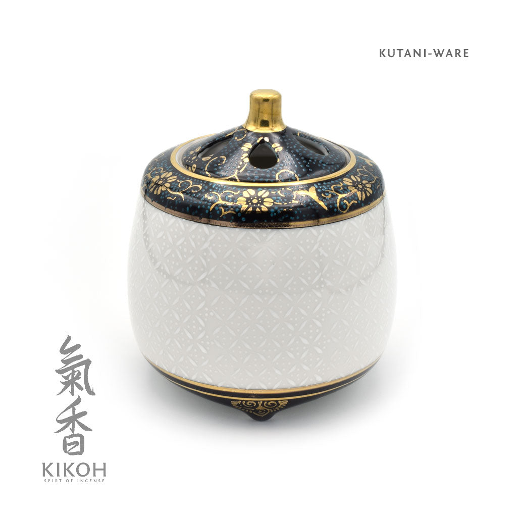 Shiro Shippo Kutani-Ware Koro